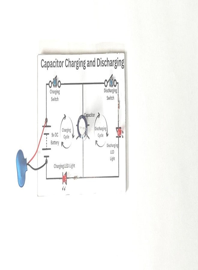 ERH India Charging and Discharging of Capacitor Experiment Investigatory Science Project Working Model for Class 12 School Students. - Image 5